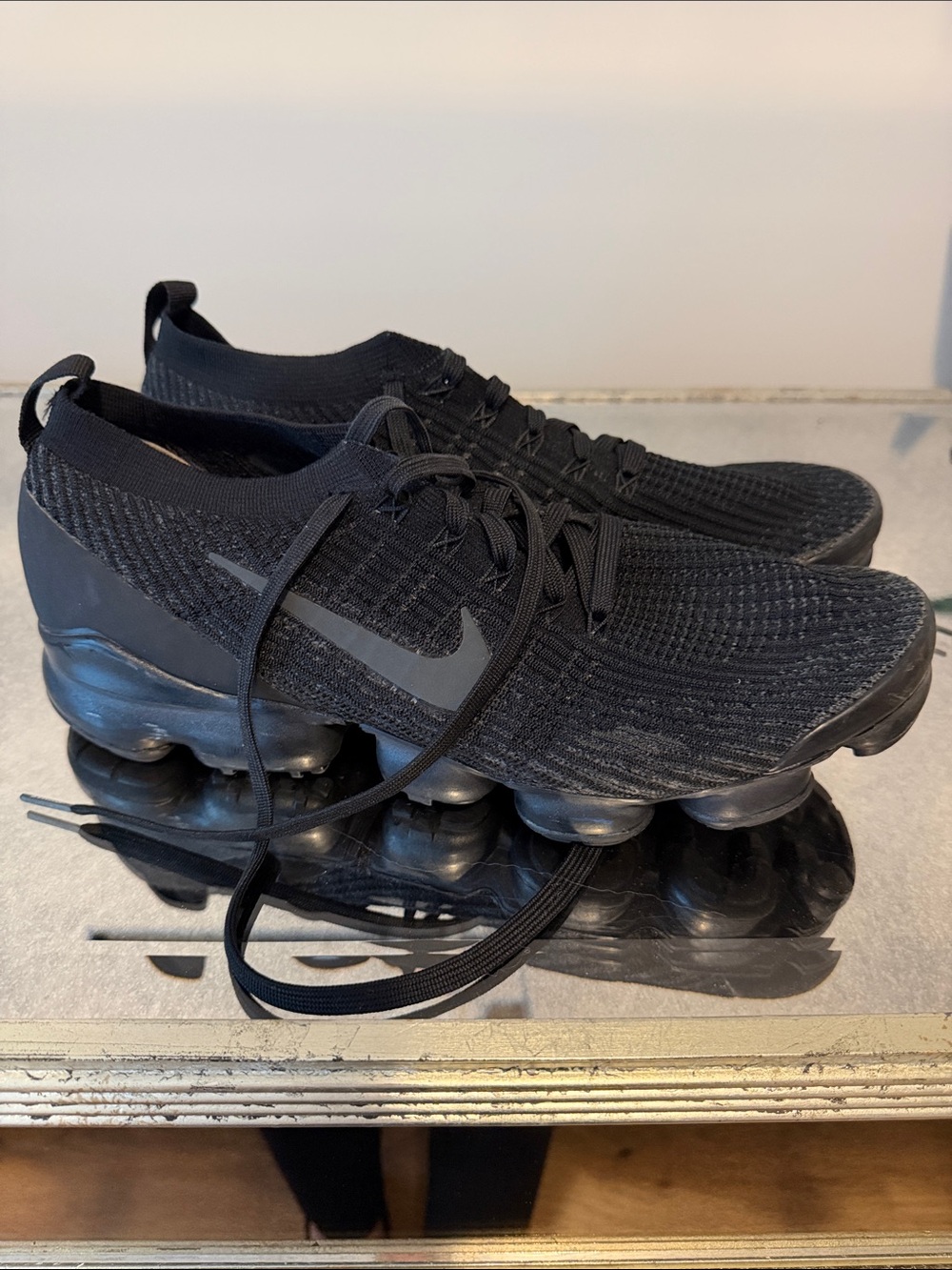 Nike Men’s Black Flyknit VaporMax Sneakers